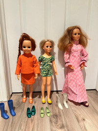 Chrissy, Kerry and Harmony Dolls 1970