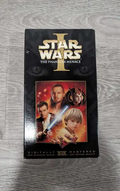 Star Wars The Phantom Menace VHS Movie