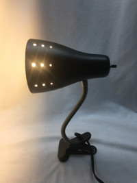 Gooseneck Clip-On Desk Lamp