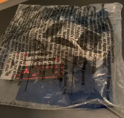 Brand new 2001 McDonald’s Happy Meal toy in unopened pillow pack. Contains #6 silver Mitsubishi Ecli...