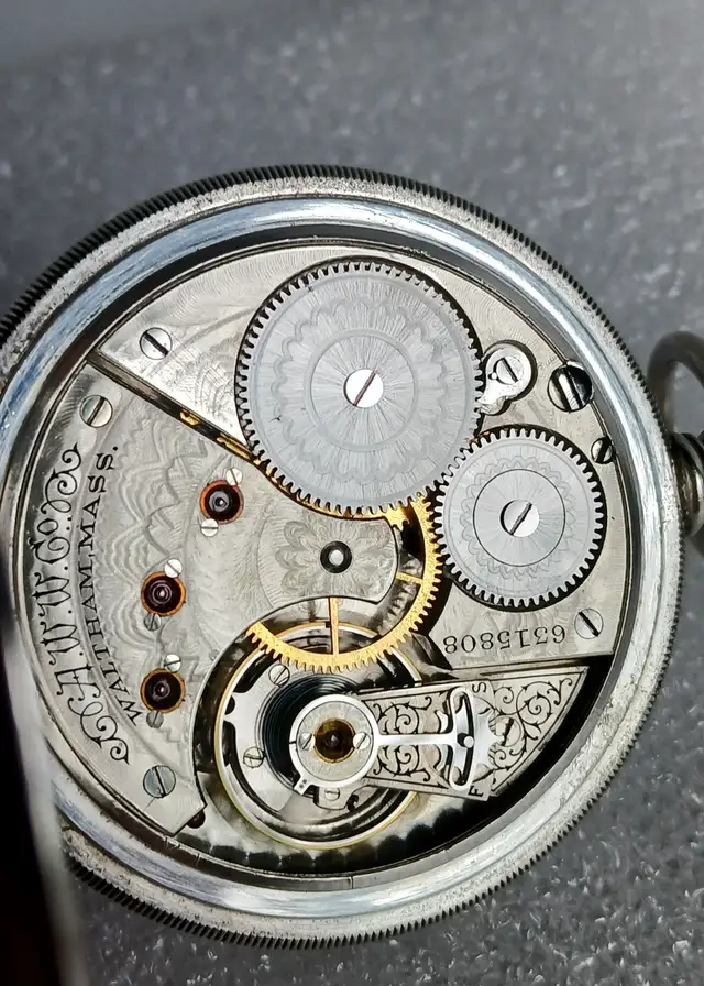 Sterling Silver Watch -- Waltham 1888 -- Montre Argent Sterling in Jewellery & Watches in City of Montréal - Image 9