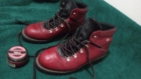 Pair Of  Size 8 Genuine Leather Sorel Canadian Made Boots.