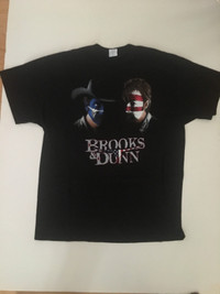 Vintage Unworn Men's T shirt Brooks and Dunn Tour Neon Circus XL