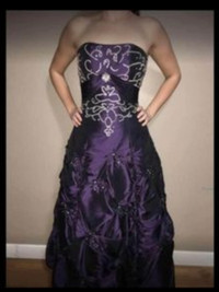 New, Purple formal gown, Bridesmaids, grad