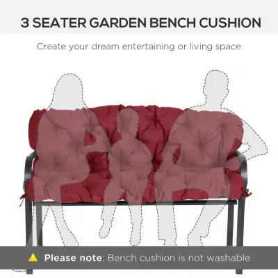 3 Seater Outdoor Swing Cushions replacement with Backrest, View more