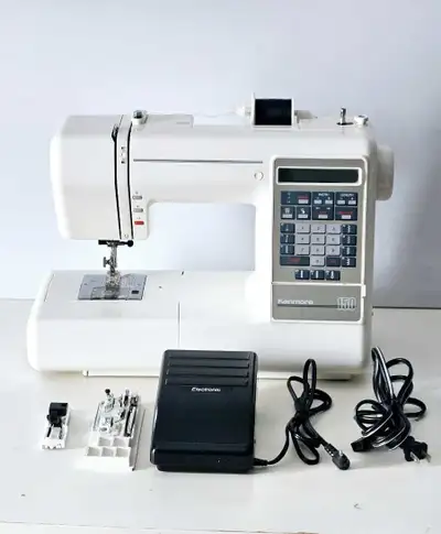 Kenmore 150 Computerized Electronic Embroidery Sewing Machine with Accessories. Works great.