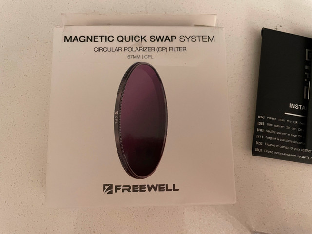 Freewell Magnetic Quick Swap System 67mm CP Camera Filter in Cameras & Camcorders in London - Image 2