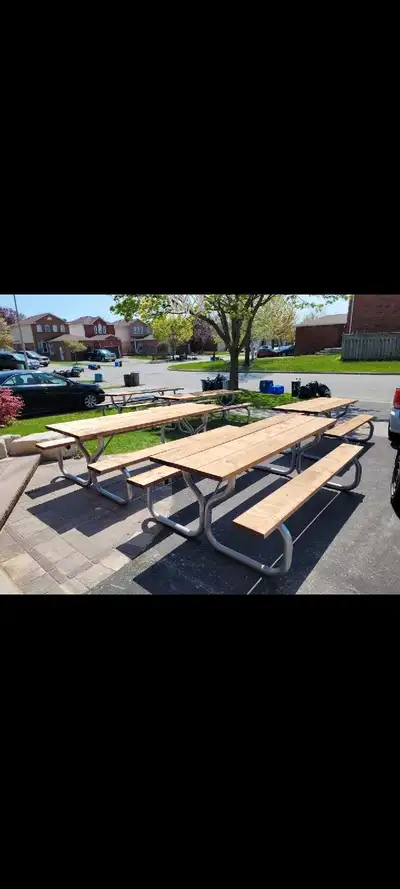Picnic Tables with Metal Frames , View more