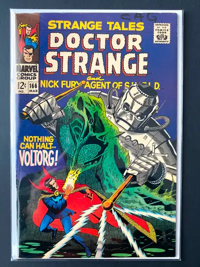 Strange Tales #166 - 1967 - 1st Voltorg, Dr Strange JIM STERANKO, View more