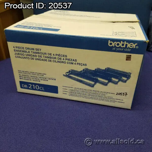 Brother 4 piece Drum Set - DR-210CL in Printers, Scanners & Fax in Calgary - Image 2