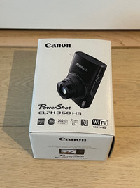 Canon Powershot ELPH 360 HS camera- Brand New
