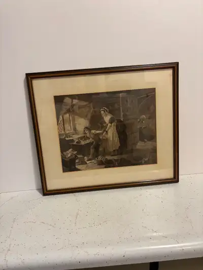 Picture “The Boyhood of Chatterton” Framed 15.5” x 13”, View more