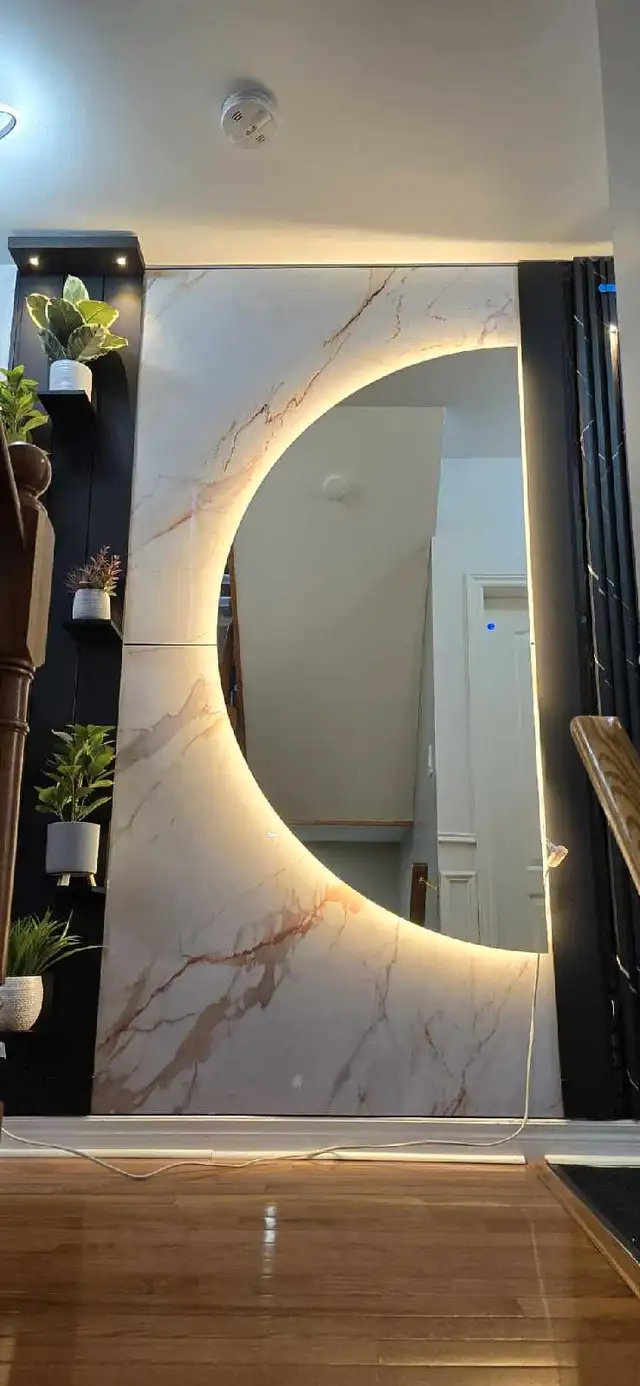 Half Moon LED MIRROR  in Indoor Lighting & Fans in City of Toronto - Image 2