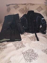 Manteau et pantallon pour moto