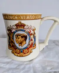 King George VI & Queen Elizabeth Coronation Mugs