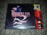 Resident Evil 2 with custom case N64