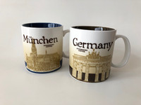 2 Starbucks Global Icon Mugs - RARE München Munich Germany NEW