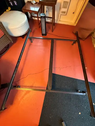 Queen-Size Metal Bed Frame, View more