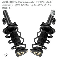 AUTOMUTO Strut Spring Assembly Front Pair Shock Absorber mazda