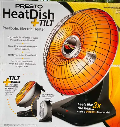 Presto HeatDish Plus Tilt Parabolic Heater, View more