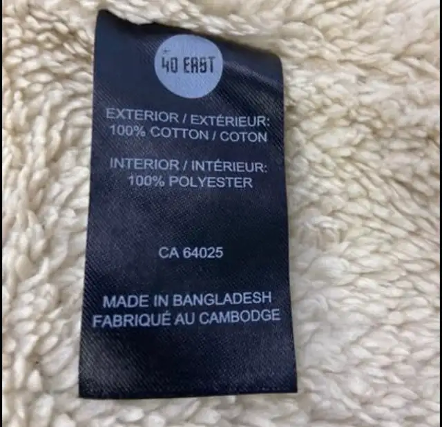 40 EAST - Men's Sherpa Lined Flannel Shirt Jacket (Size: L) in Men's in City of Montréal - Image 6