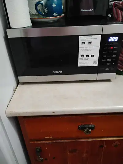 Galanz 3 in 1 microwave, air fryer, oven, View more