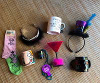 ASSORTMENT OF AGE RELATED GAG GIFTS