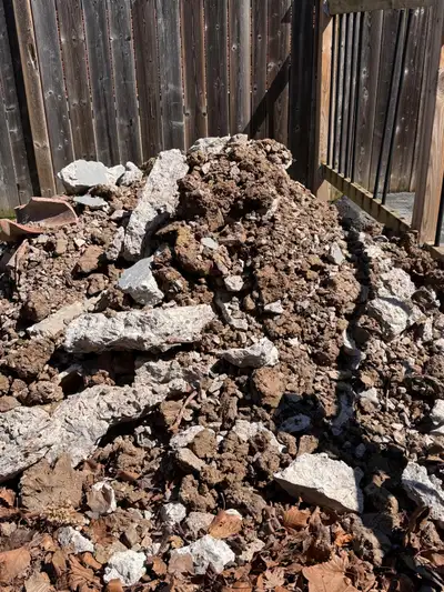 Free concrete debris, View more