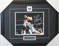 Bret Hitman Hart signed autograph WWF WWE wrestling 8x10 framed