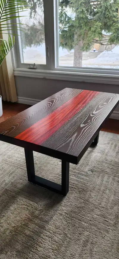 Walnut and Padauk coffee table , View more