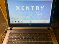 Mercedes Xentry DAS  scanner with HP Laptop Touchscreen
