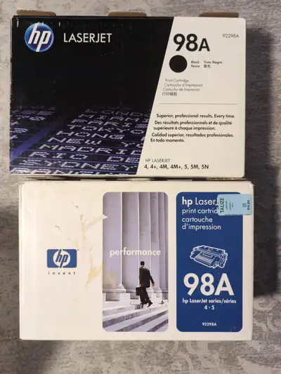 HP LaserJet 4,5 series toner 98A open box and bag AS iS $20, View more