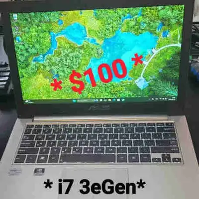 LAPTOP ASUS 14" - i7  3eGen- 120go SSD - HDMI*, View more