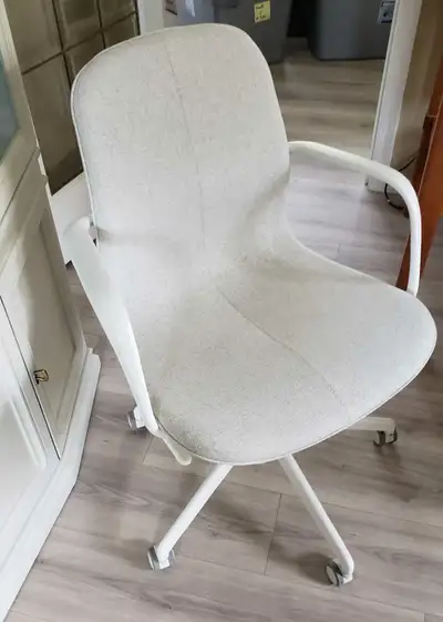 white desk chair , View more
