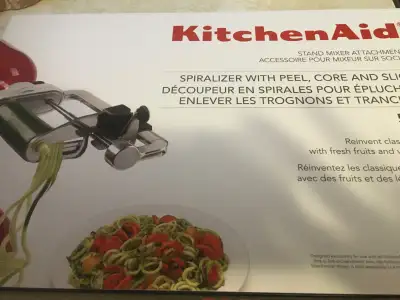 NEW KITCHENAID  SPIRALIZER & PASTA ATTACHMENTS & MORE ITEMS, View more