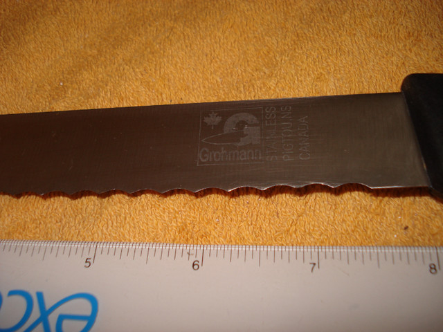 Grohmann Pictou, Nova Scotia serrated bread knife in Kitchen & Dining Wares in Charlottetown - Image 3