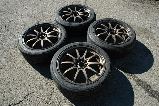 Jdm 19" Rays Volk Racing CE28 Forged (5x114.3) 225/45R19 in Tires & Rims in Calgary - Image 3