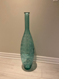 Glass Accent Floor Vase