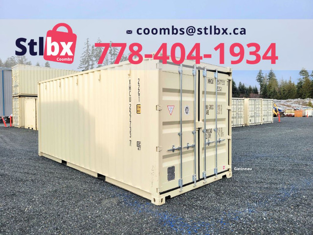 20' New Shipping Container in Coombs! $4850 + tax and delivery in Outdoor Tools & Storage in Victoria