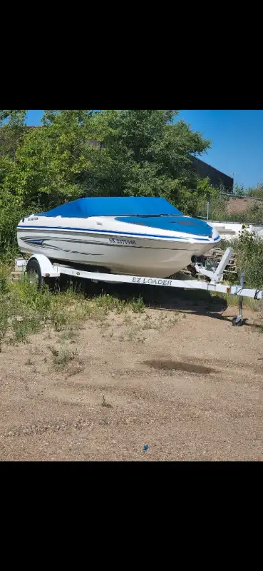 2009 Glastron MX175 with a 4.3L Volvo inboard motor for sale. Boat, motor, and trailer are in good s...