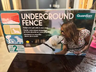 Underground fence for dogs, mint condition as it was purchased a few years ago and was never used. B...
