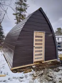 Custom arch cabins/sheds
