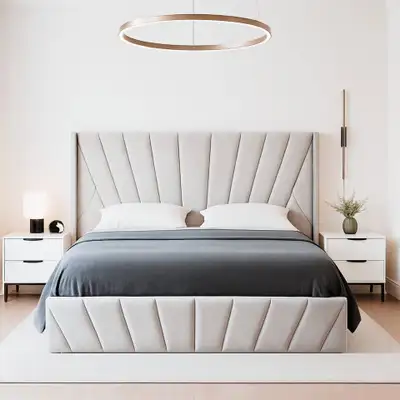 Lift-Up Storage Bed – Hydraulic | New in Box – Queen & King, View more