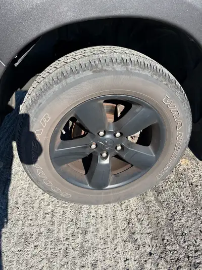 Tires are in good condition. Front tires have 5-6mm average tread Rear tires have 7mm average tread...