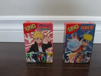 Hi I have 2 packs of uno anime that I don't need. Please reply if you want to buy them. Bye