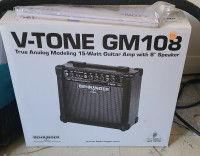 Behringer GM108 V-TONE Amplifier - electric guitar portable BNIB