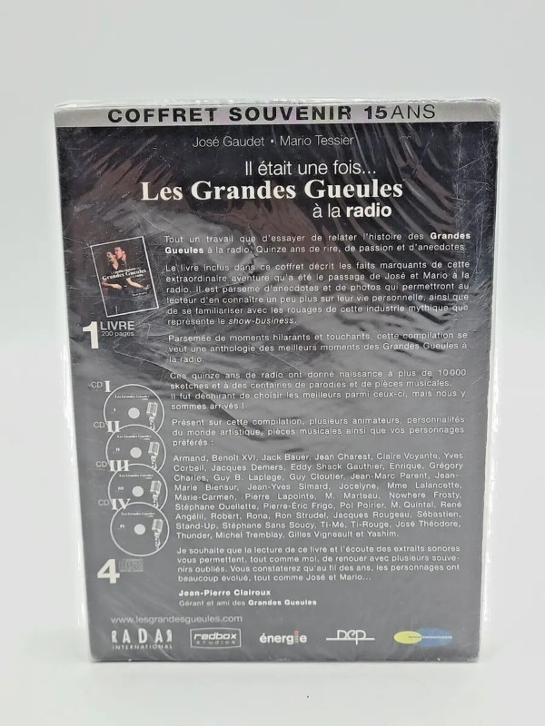 COFFRET SOUVENIR FLAMBANT NEUF  LES GRANDES GUEULES LIV.GRATUITE dans CD, DVD et Blu-ray  à Ville de Montréal - Image 2