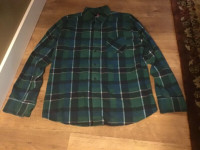Men’s Long Sleeve QuickSilver  Flannel Shirt