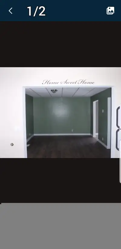 Feb 1, Two bedroom house for rent with parking, Laundry hooks ups in basement, Gas and electric are...