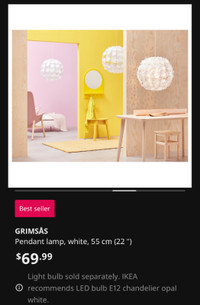 IKEA Grimsas pendant lamp
